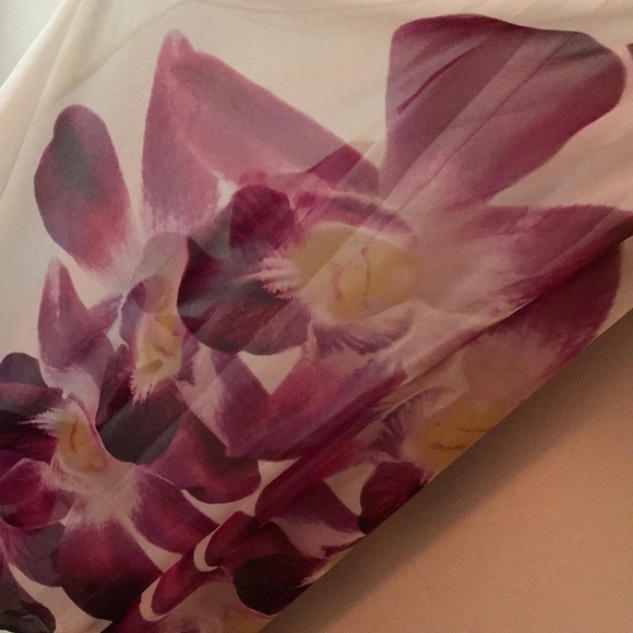 Express Purple Orchid Chiffon Maxi Dress, Small - Picture 3 of 6